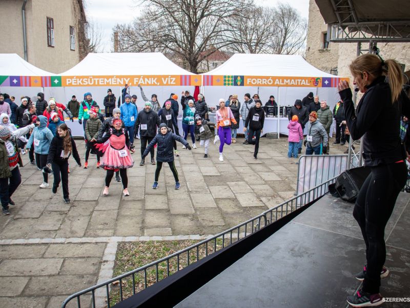 A télies időjárás és az erős szél sem szegte kedvét a sportolni vágyóknak Szerencsen. Harmadik alkal