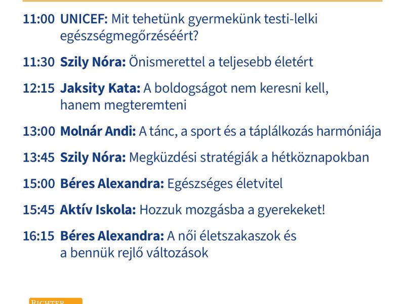 A Rákóczi úton és várkertben május 25-én az egészségé lesz a főszerep, ugyanis a Szerencsre érkezik 